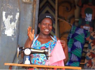 Anna Atai at her shop